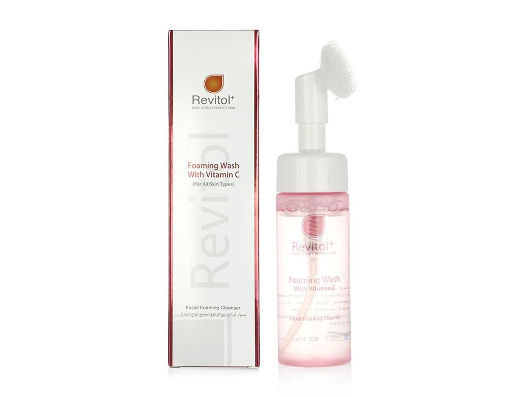 غسول رغوي مع فيتامين سي  